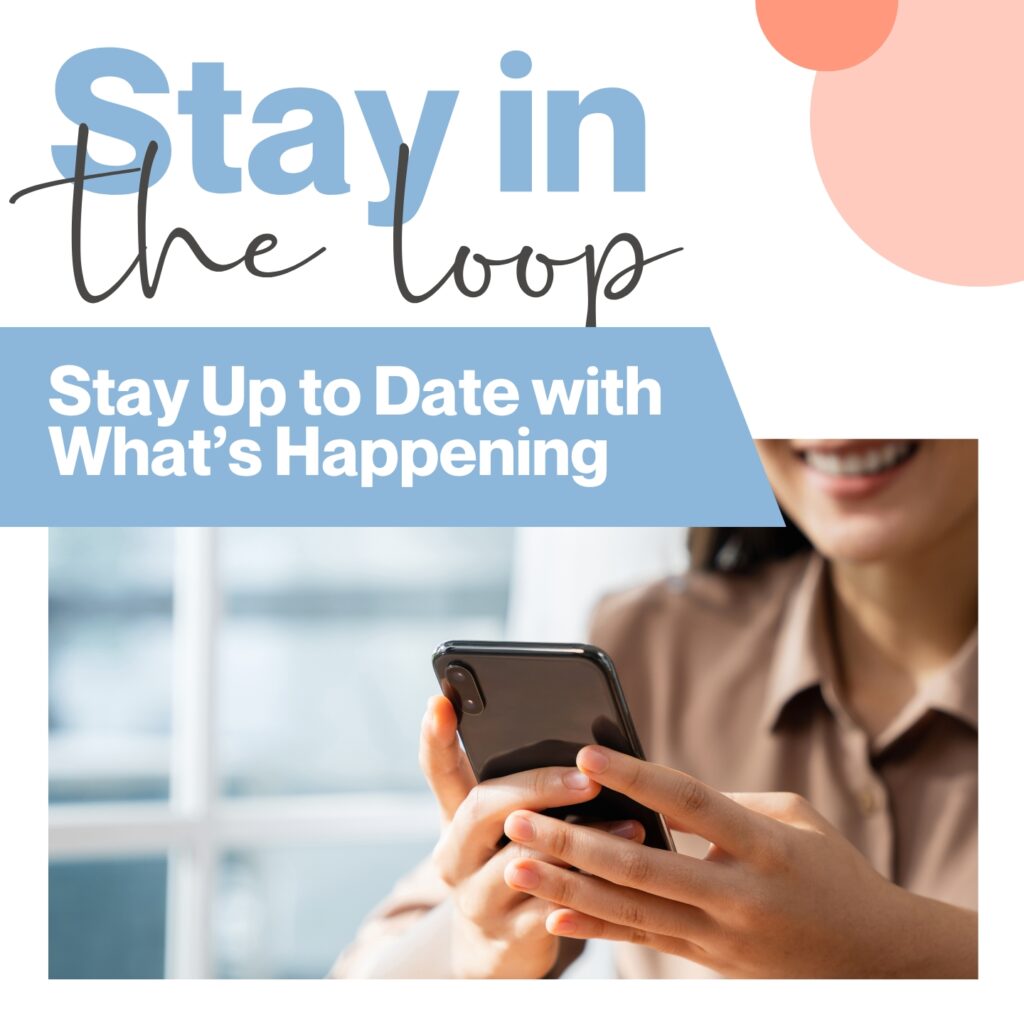 What's On - Stay in the loop